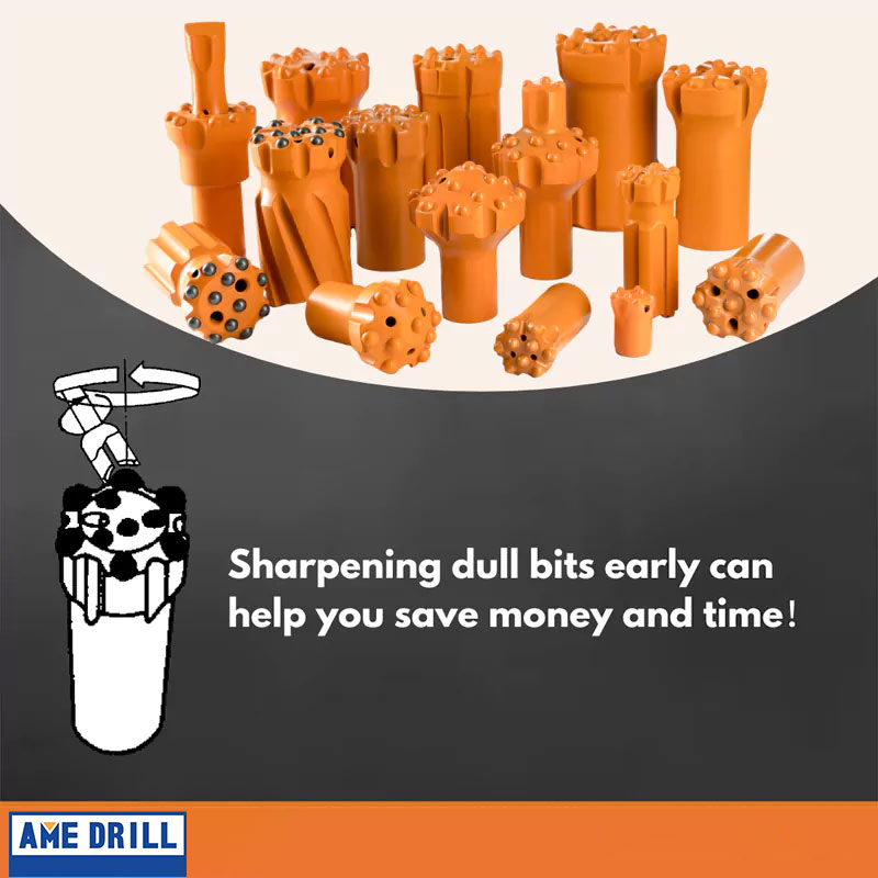 re sharpen button bits