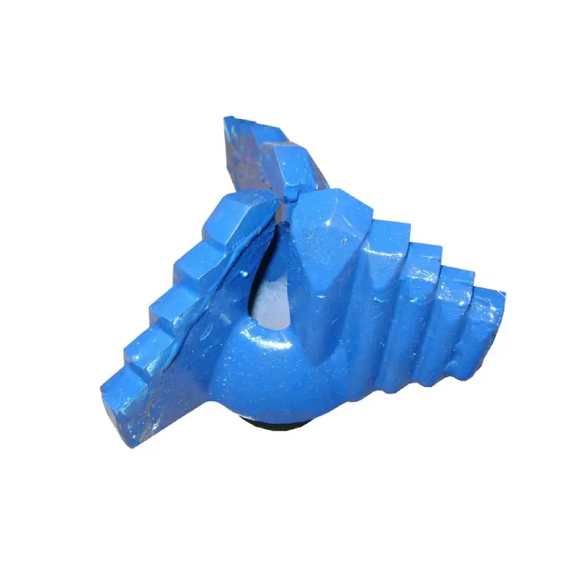three wing carbide step drag bit for well drilling