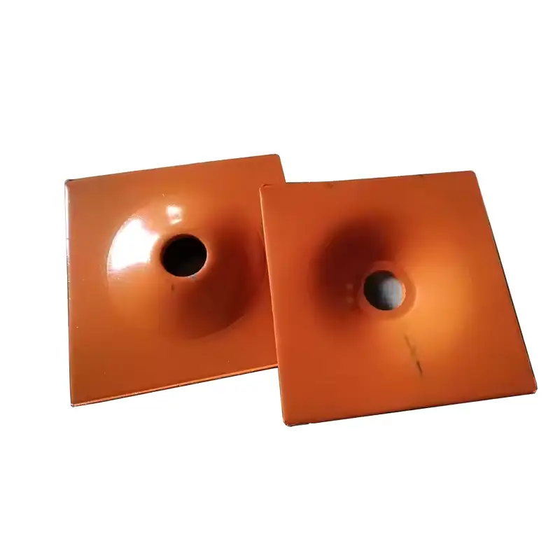 anchor plate for self drilling anchor system
