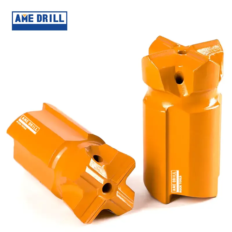 Retract threaded cross bit