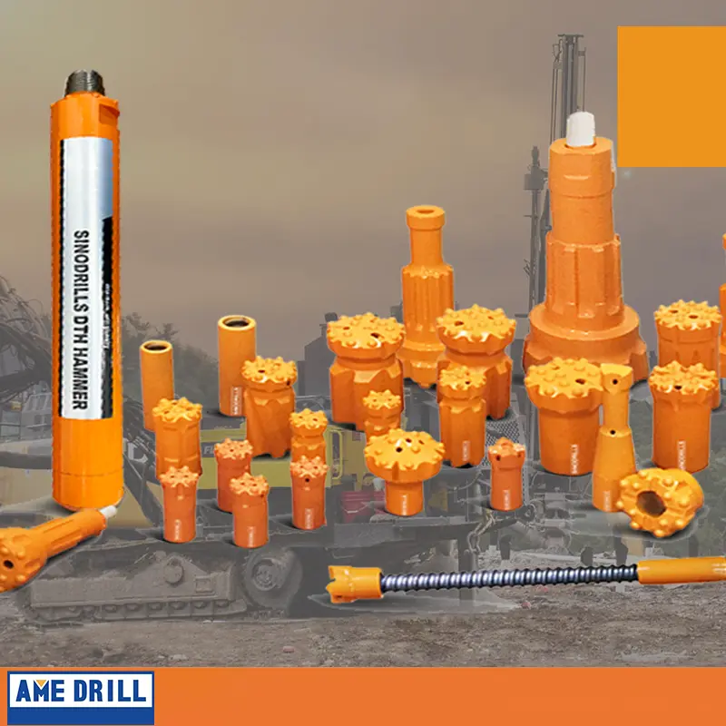 correct top hammer drilling tools
