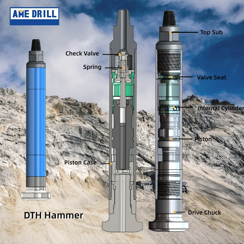 DTH hammer showing piston1