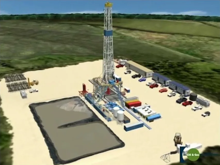 Preparing the rig site