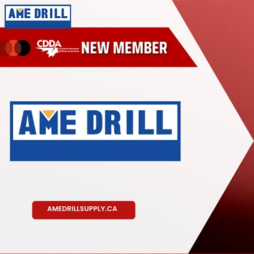 cdda welcomes new member ame drill supply services inc